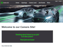 Tablet Screenshot of jobs.elektrobit.com